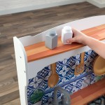 Bucataria de joaca pentru copii Mozaic cu Frigider magnetic - Mosaic Magentic Play Kitchen Kidkraft